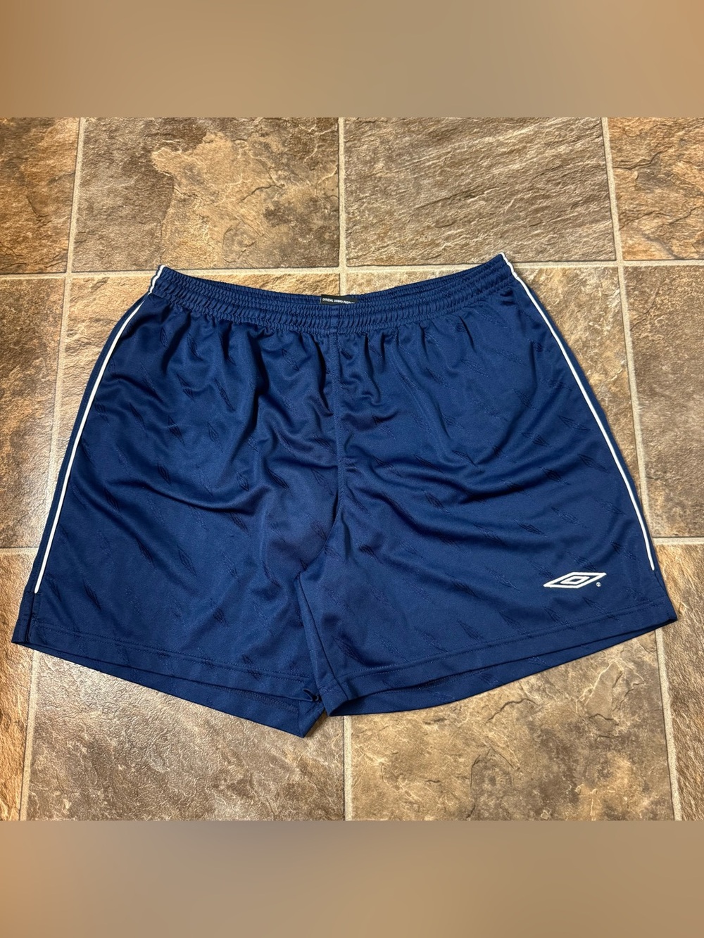 Vintage 90s Umbro Multilogo Shorts Mens Size L